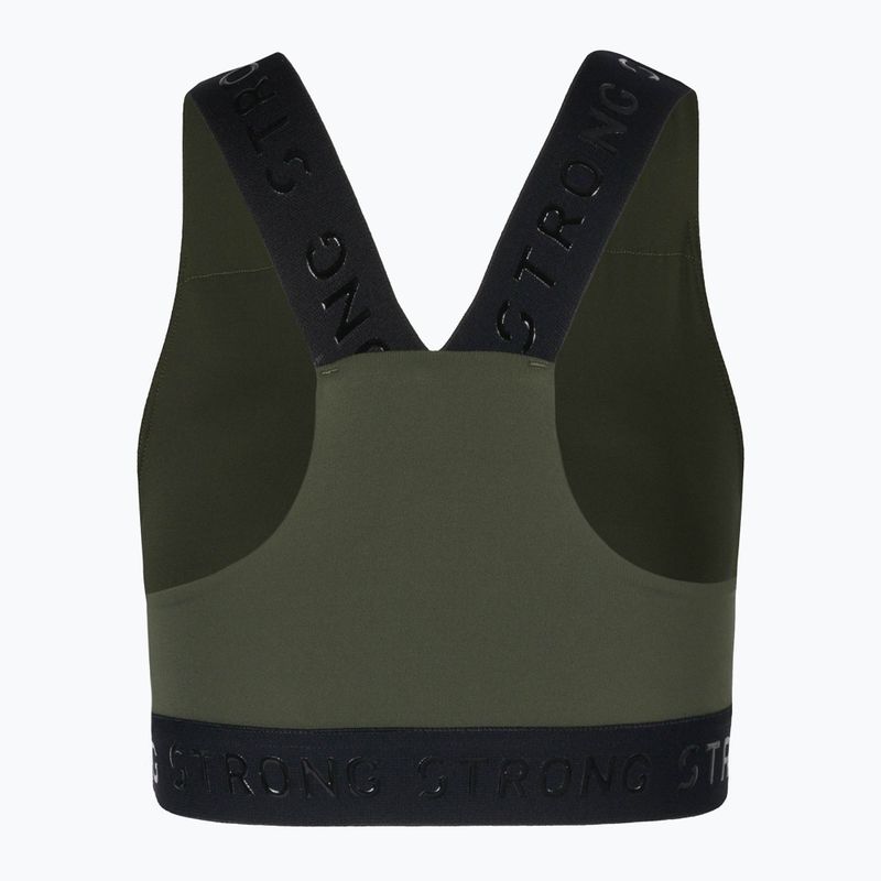 Damen Trainings-BH STRONG ID Essential Sports grün Z1T02695