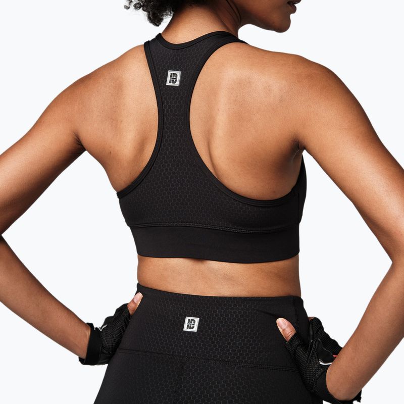 Damen Trainings-BH STRONG ID Make The Cut-Out schwarz Z1T02555