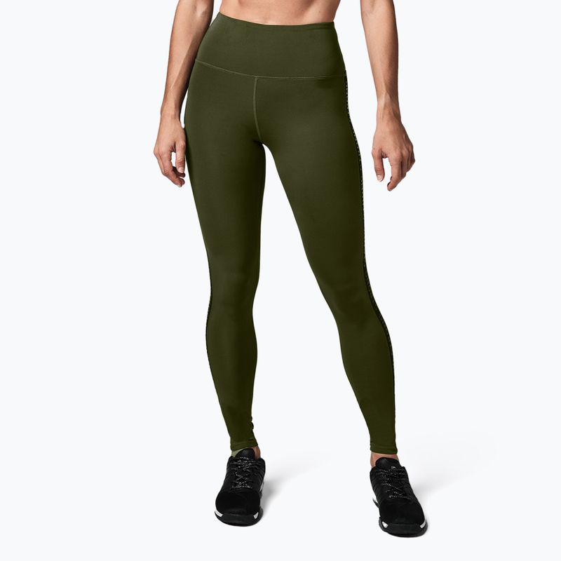 Damen Trainingsleggings STRONG ID Essential grün Z1B01340