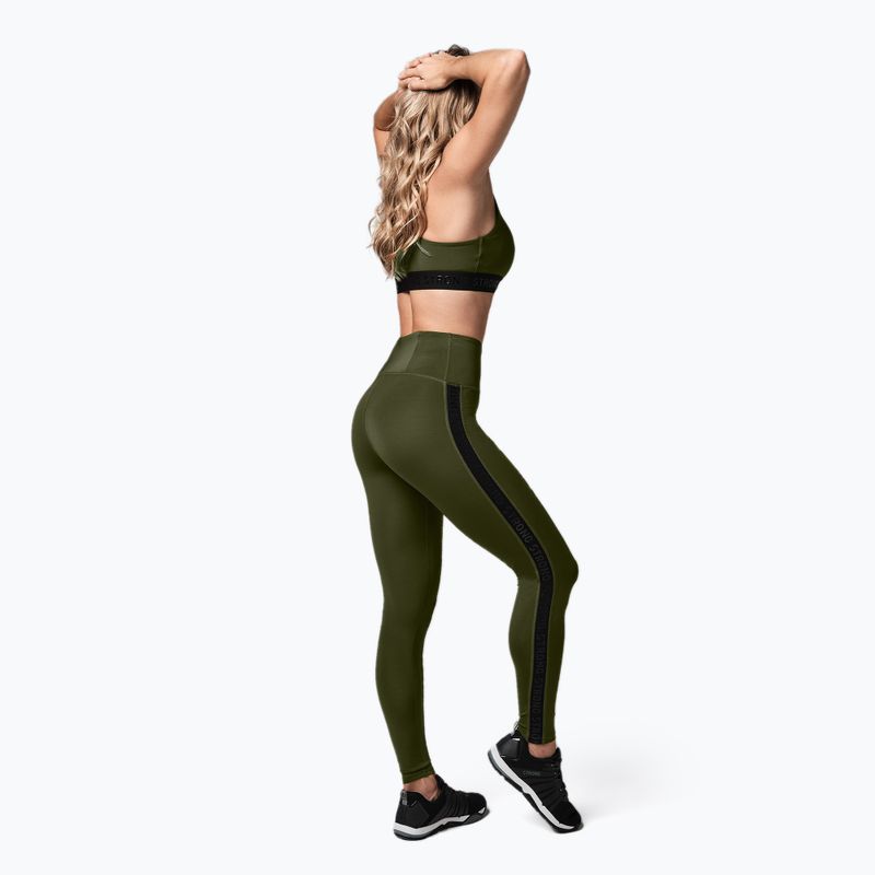 Damen Trainingsleggings STRONG ID Essential grün Z1B01340