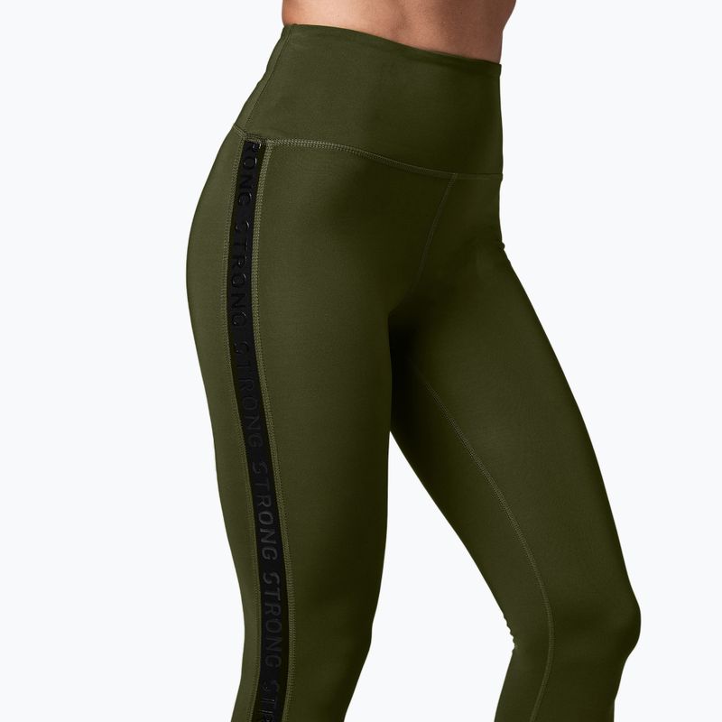 Damen Trainingsleggings STRONG ID Essential grün Z1B01340