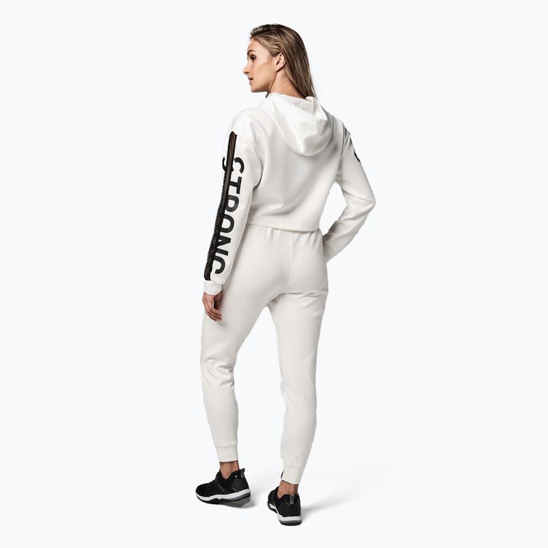 Women's STRONG ID Branded Crop Sweatshirt weiß Z1T02502 3