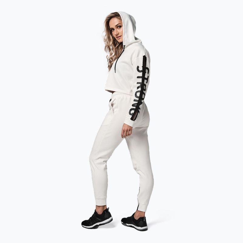 Women's STRONG ID Branded Crop Sweatshirt weiß Z1T02502 5