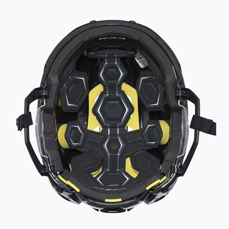 CCM Tacks 310 Combo Eishockeyhelm schwarz 5