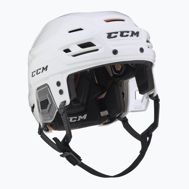 CCM Tacks 710 weißer Eishockeyhelm