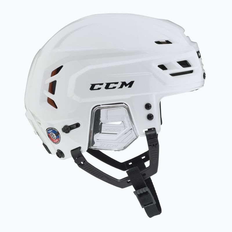 CCM Tacks 710 weißer Eishockeyhelm 3
