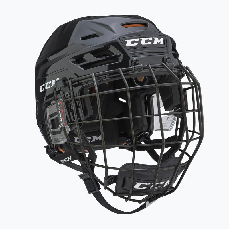 CCM Tacks 710 Combo Hockeyhelm schwarz