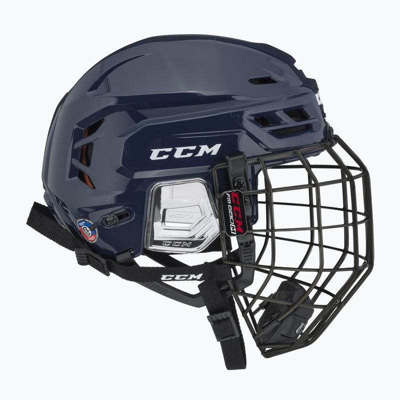 CCM Tacks 710 Combo Hockey Helm navy 3