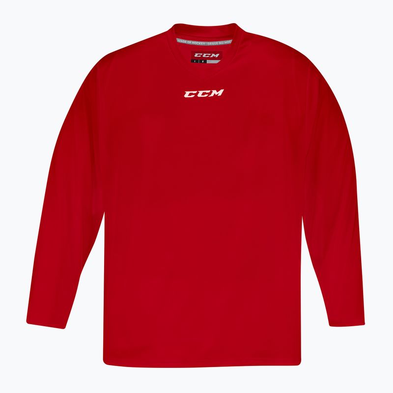 Kinder-Hockey-Langarmshirt CCM 5000 JR rot    Neu