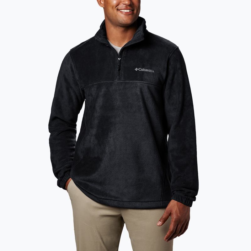Columbia Herren Steens Mountain Half Zip Sweatshirt schwarz
