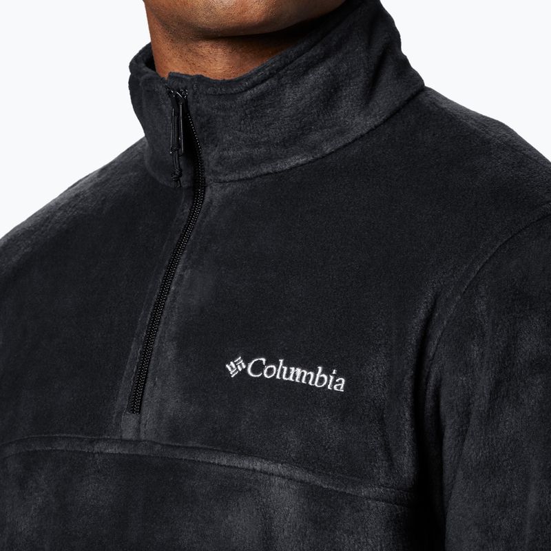 Columbia Herren Steens Mountain Half Zip Sweatshirt schwarz