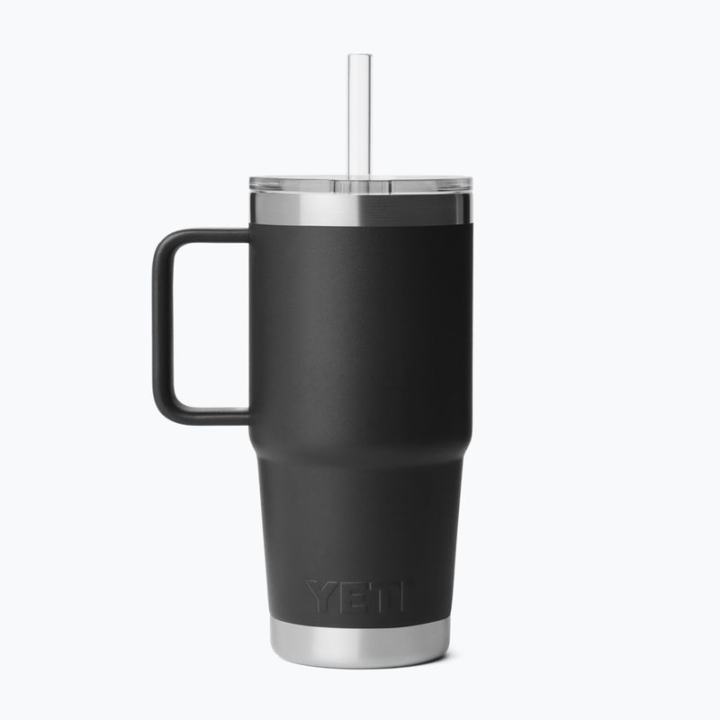 Thermobecher YETI Rambler Straw 739 ml black 2