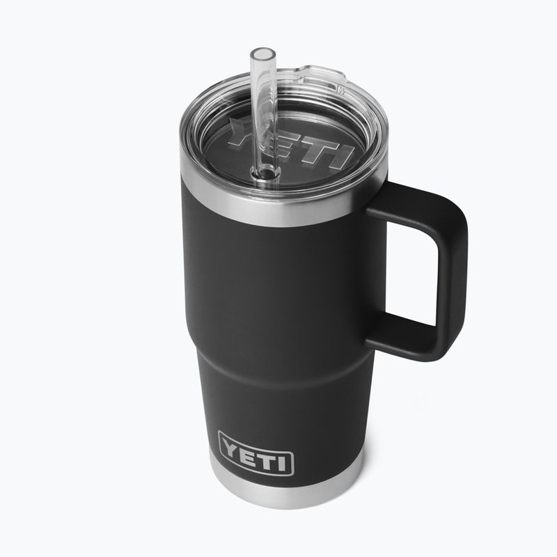 Thermobecher YETI Rambler Straw 739 ml black 3