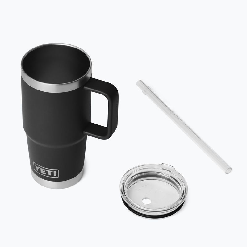 Thermobecher YETI Rambler Straw 739 ml black 4