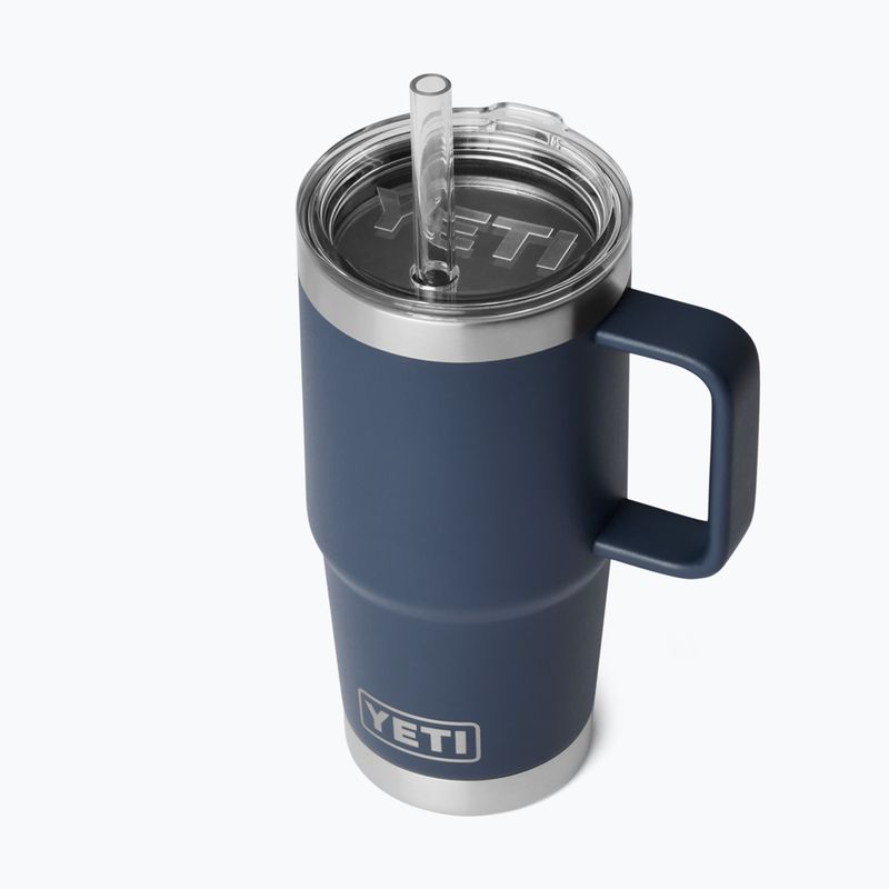 Thermobecher YETI Rambler Straw 739 ml navy 3