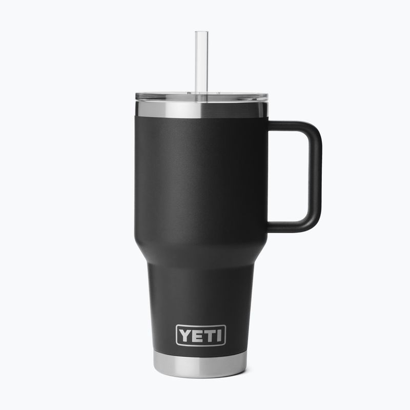 Thermobecher YETI Rambler Straw 1000 ml black