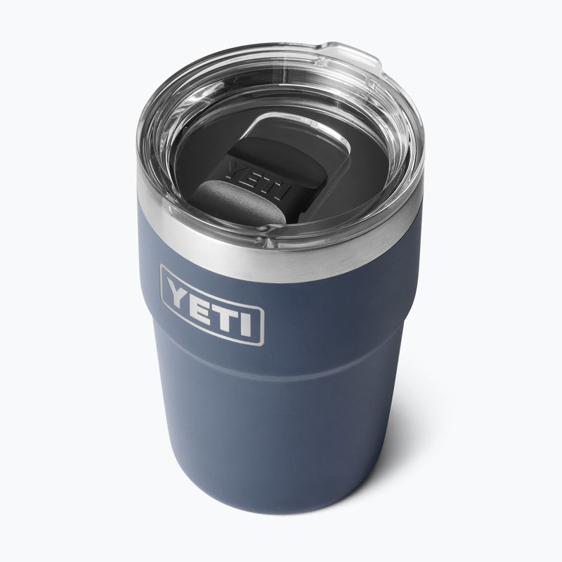 Thermosflasche YETI Rambler Stackable 473 ml navy 3