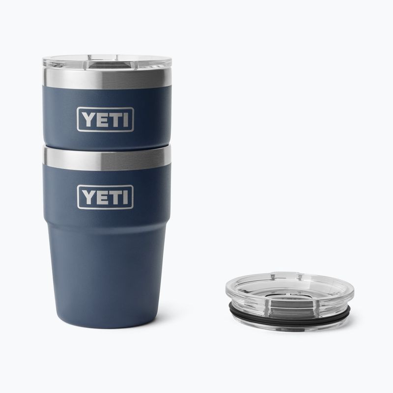Thermosflasche YETI Rambler Stackable 473 ml navy 4