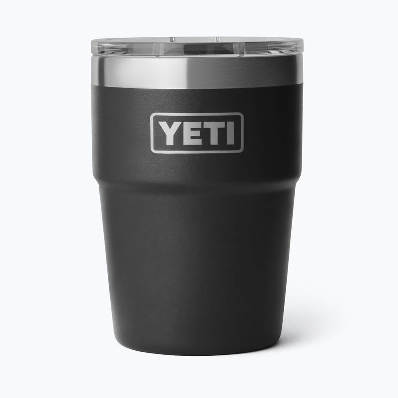 Thermosflasche YETI Rambler Stackable 473 ml black