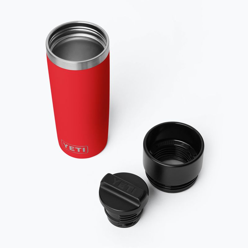 Thermosflasche YETI Rambler Travel 473 ml rescue red 4