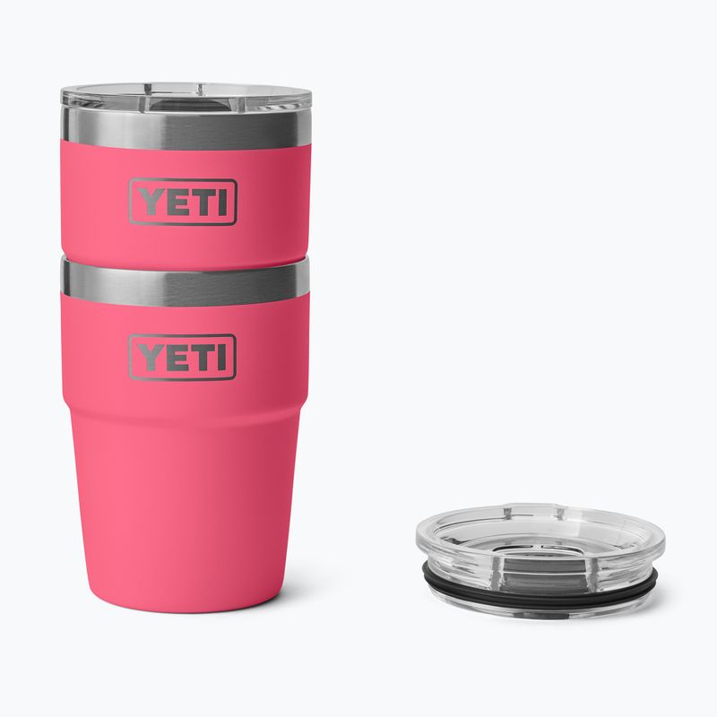 Thermosflasche YETI Rambler Stackable 473 ml tropical pink 4