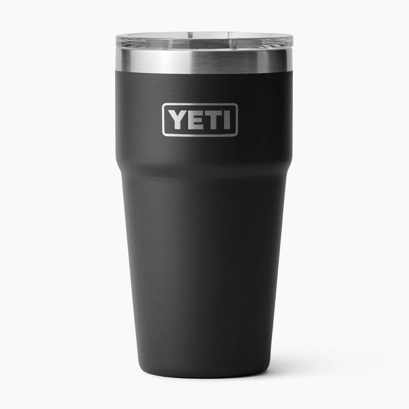 Thermosflasche YETI Rambler Stackable 473 ml black