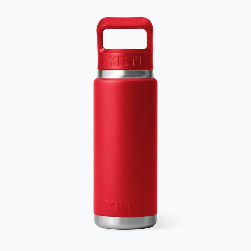 Thermoflasche YETI Rambler Straw 769 ml rescue red 2