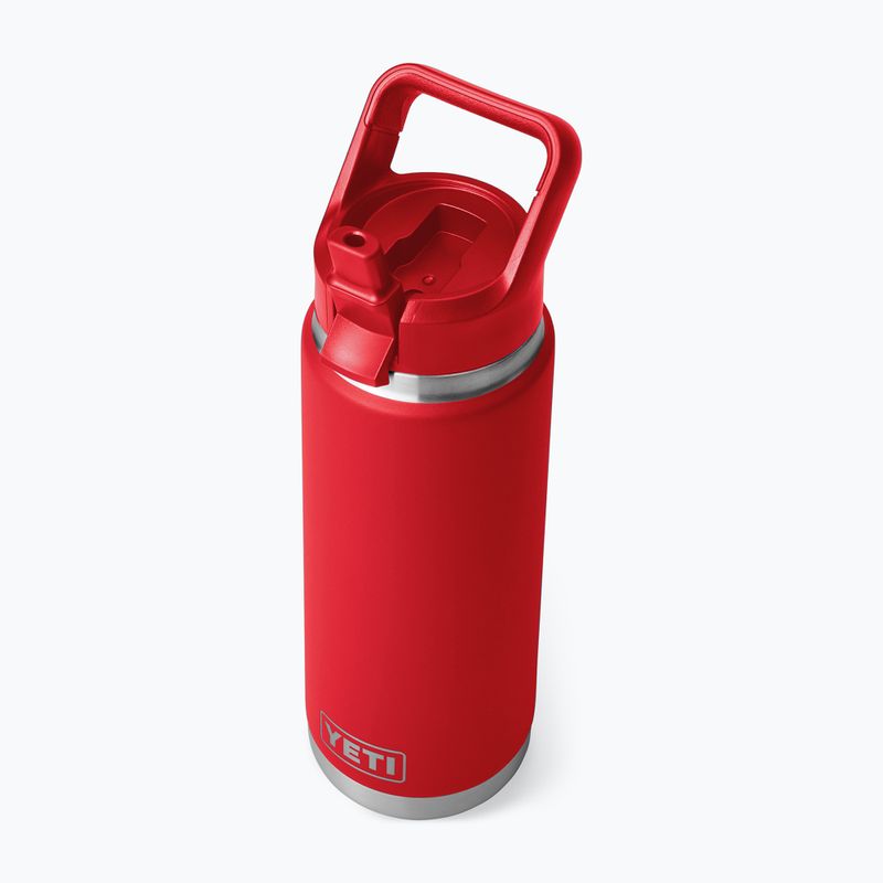 Thermoflasche YETI Rambler Straw 769 ml rescue red 5