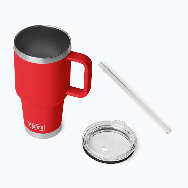 Thermobecher YETI Rambler Straw 1000 ml rescue red 4