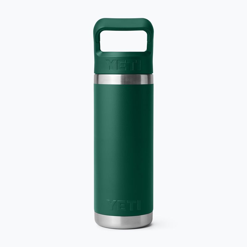 Thermoflasche YETI Rambler C Straw 532 ml black forest green 2