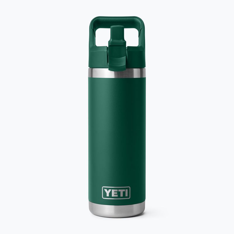 Thermoflasche YETI Rambler C Straw 532 ml black forest green 3