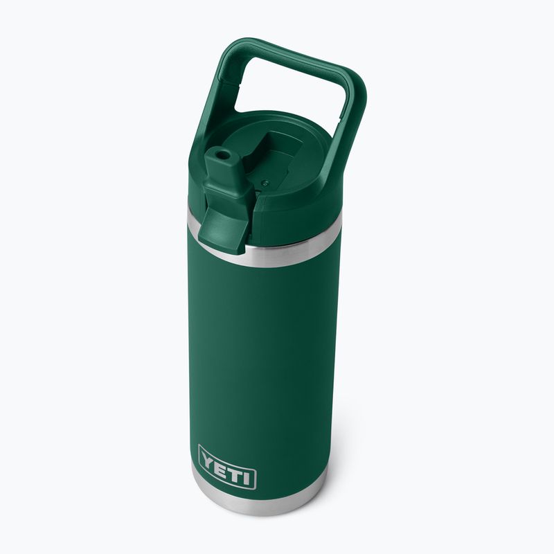 Thermoflasche YETI Rambler C Straw 532 ml black forest green 5