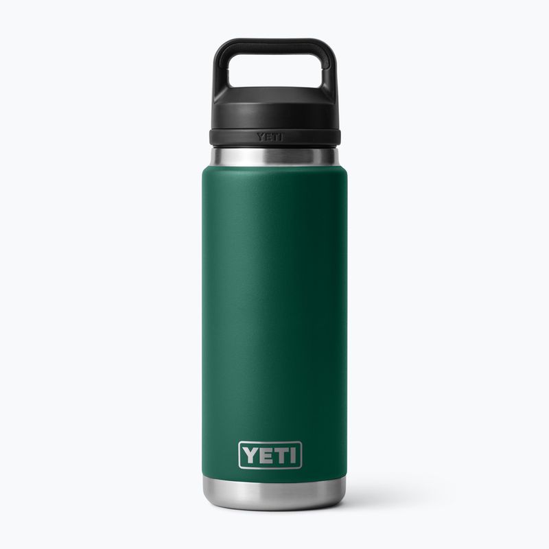 Thermosflasche YETI Rambler Chug 760 ml black forest green