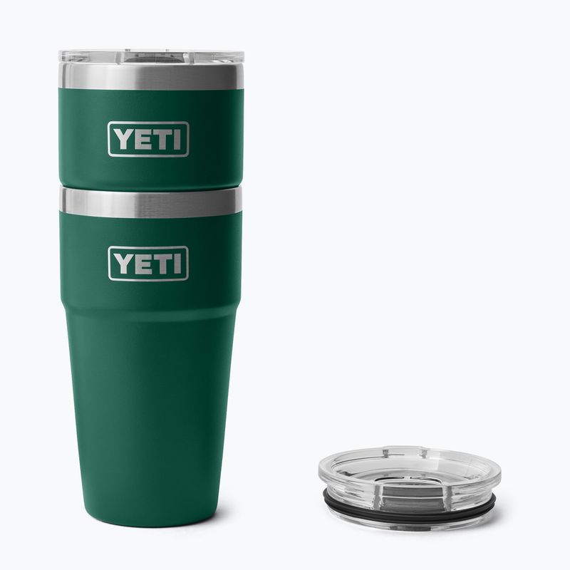 Thermosflasche YETI Rambler Stackable 591 ml black forest green 4