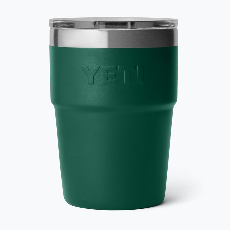 Thermosflasche YETI Rambler Stackable 473 ml black forest green 2