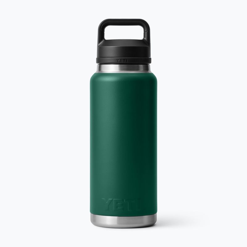 Thermoflasche YETI Rambler Chug 1064 ml black forest green 2
