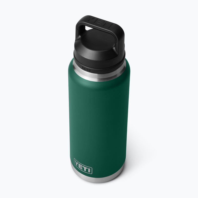 Thermoflasche YETI Rambler Chug 1064 ml black forest green 3