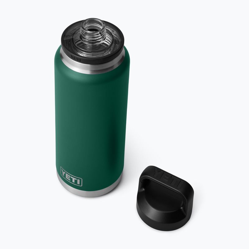 Thermoflasche YETI Rambler Chug 1064 ml black forest green 4
