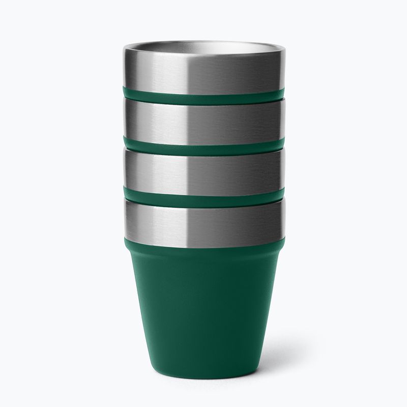 Camping-Schnapsgläser YETI Shot 48 ml 4 pcs. black forest green 3