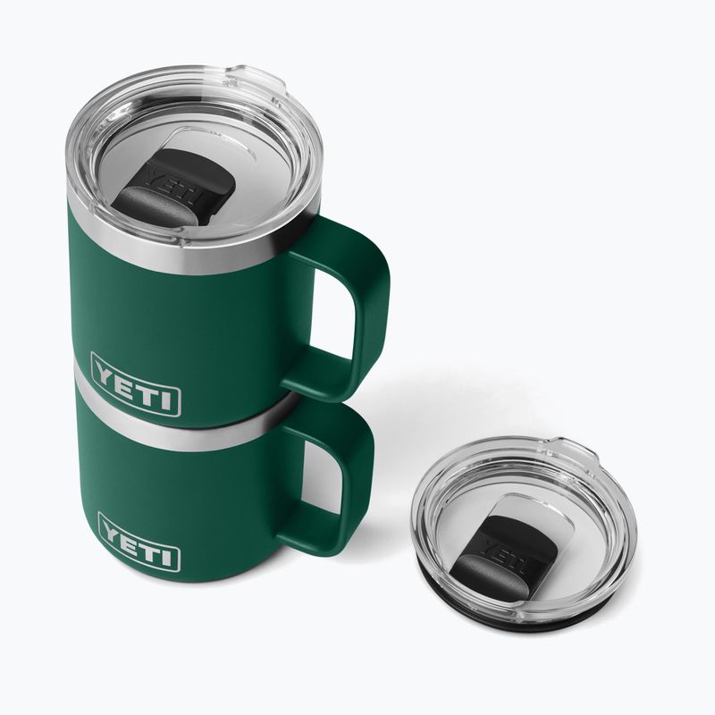 Thermobecher YETI Rambler CL 295 ml black forest green 5