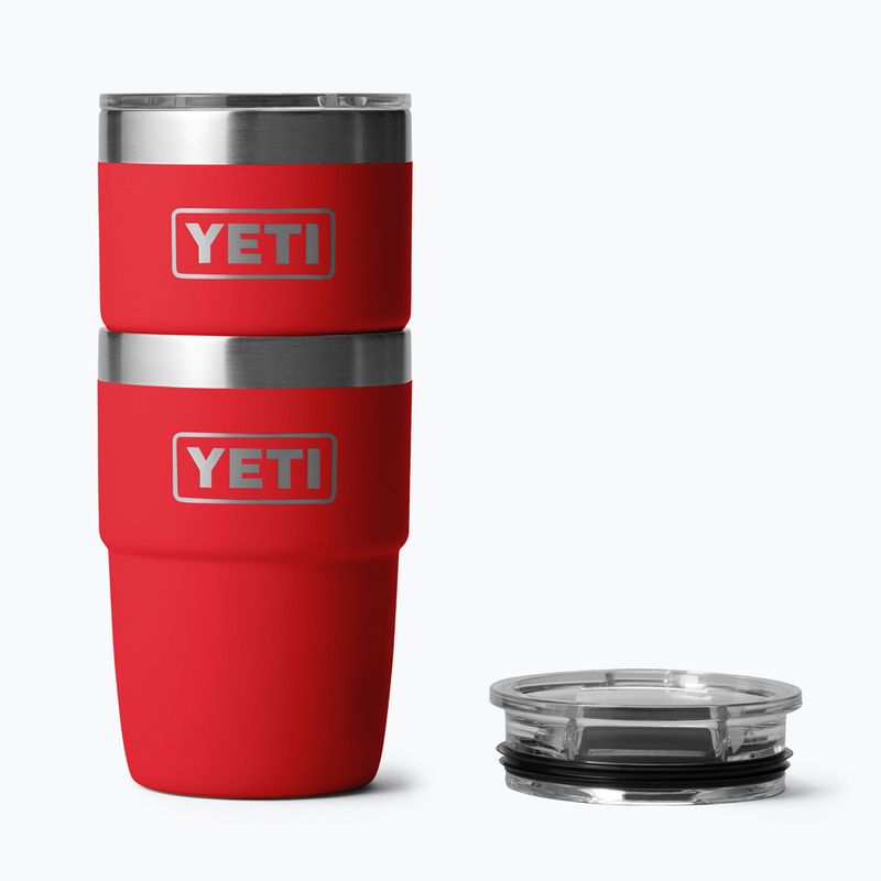 Thermosflasche YETI Rambler Stackable 237 ml rescue red 4