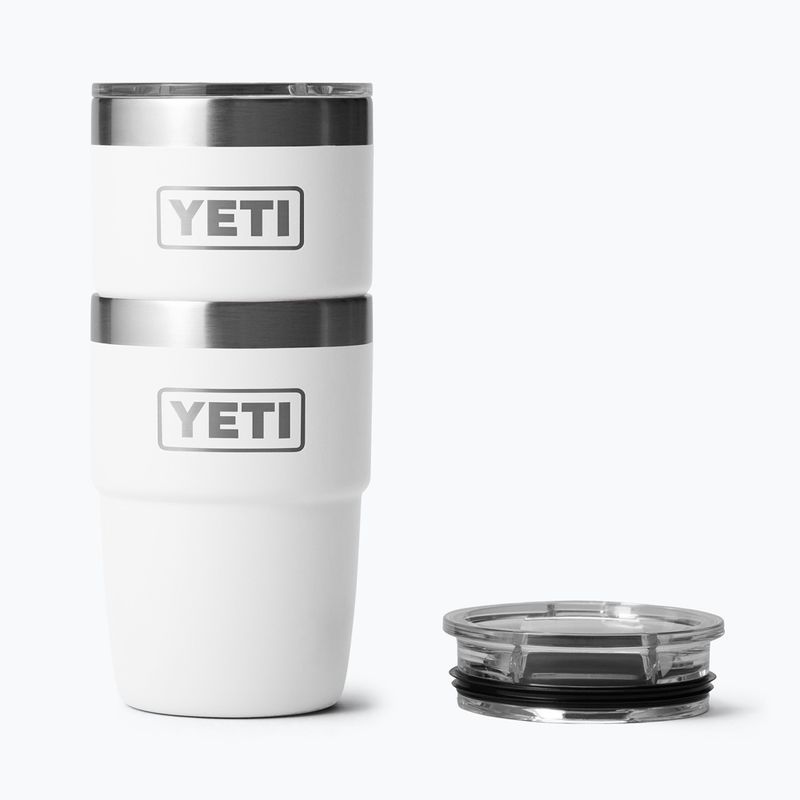 Thermosflasche YETI Rambler Stackable 237 ml white 4