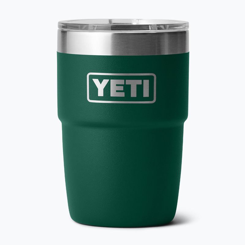 Thermosflasche YETI Rambler Stackable 237 ml black forest green