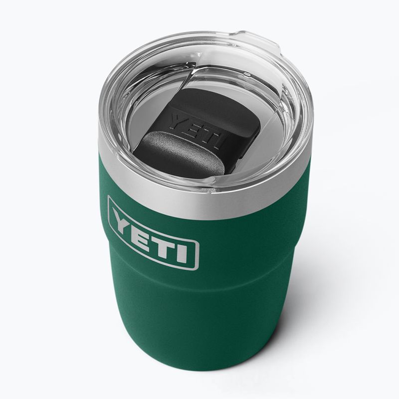 Thermosflasche YETI Rambler Stackable 237 ml black forest green 3