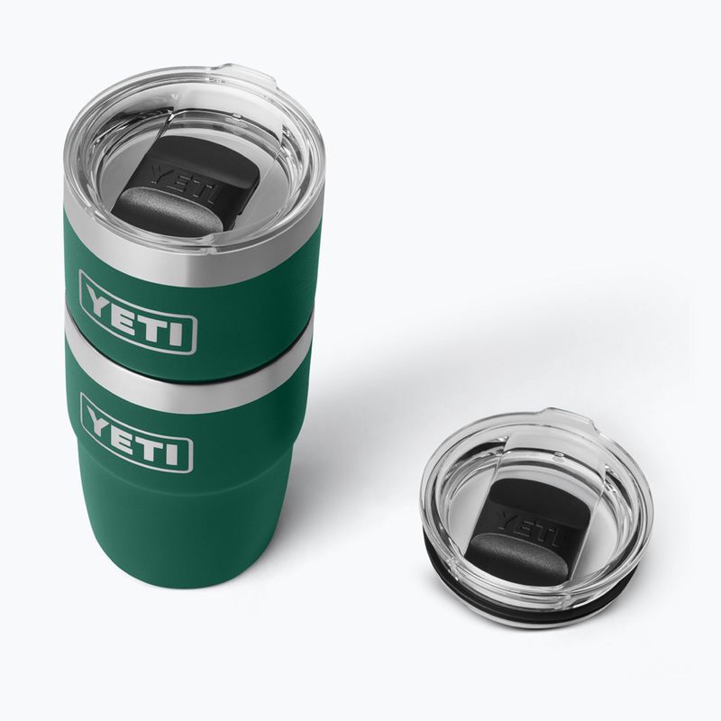 Thermosflasche YETI Rambler Stackable 237 ml black forest green 5