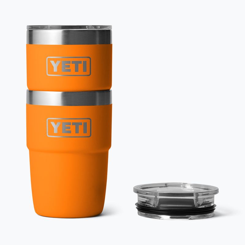 Thermosflasche YETI Rambler Stackable 237 ml king crab orange 4