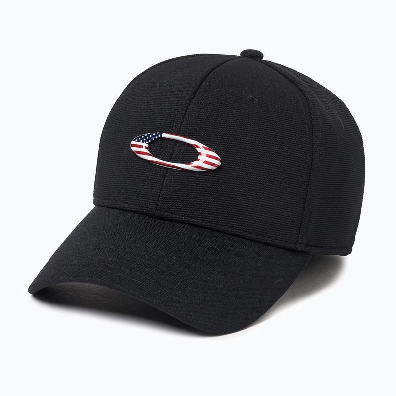 Oakley Tincan schwarz/amerikanische Flagge Baseballkappe für Männer