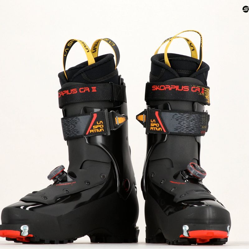 La Sportiva Skorpius CR II schwarz/gelb Skischuh 15