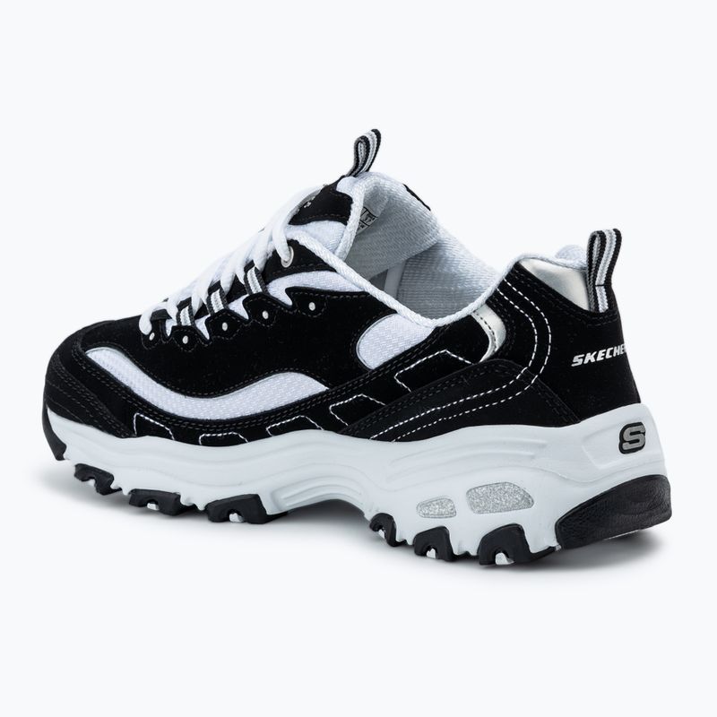 Schuhe Damen SKECHERS D'Lites Biggest Fan black/white/silver 3