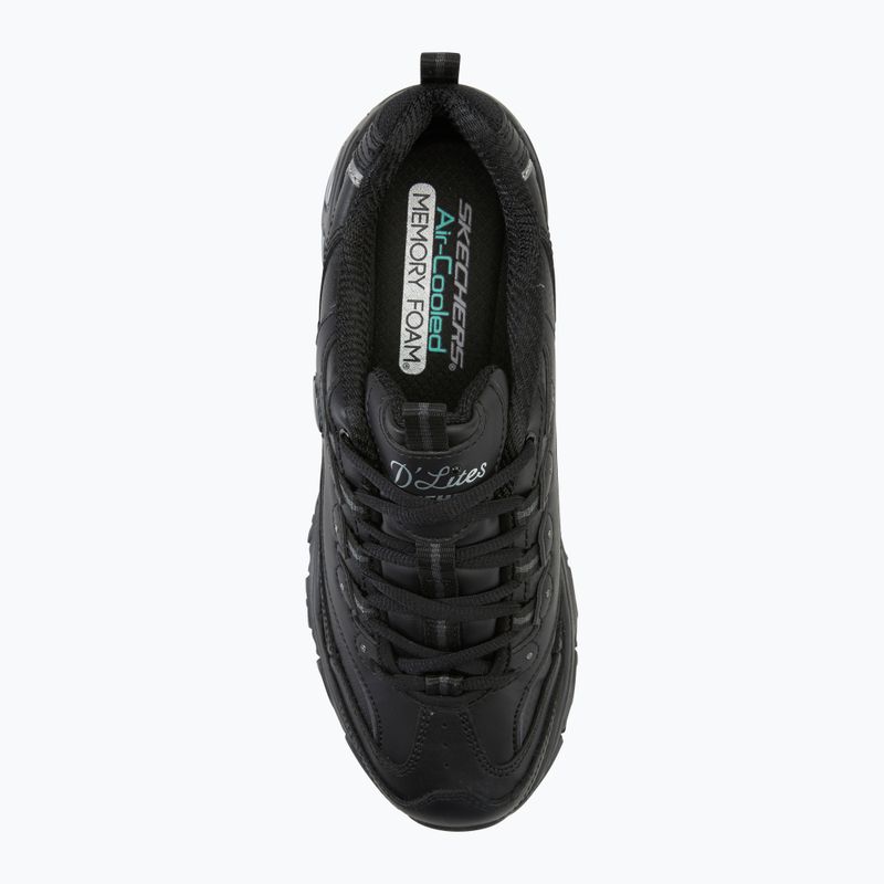 SKECHERS D'Lites Fresh Start Damen Schuhe schwarz/kohle 5